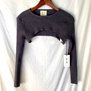 NWT Cut-out cropped sweater Twine & String